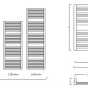 Koupelnový radiátor CODE (RADCOD501635SP)