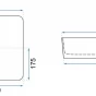 REA - Umyvadlo na desku Denis 61,5x35 bílé REA-U4800