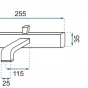 REA - Vanová baterie 150mm Salto černozlatá REA-B6352