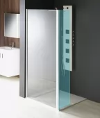 POLYSAN - MODULAR SHOWER stěna k instalaci na zeď, pro připojení otočného panelu, 900 MS3A-90