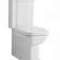 KERASAN - WALDORF WC kombi mísa 40x68cm, spodní/zadní odpad, bílá 411701