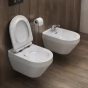 CERSANIT - WC SEDÁTKO CREA SLIM OVAL DUROPLAST ANTIB. SOFTCLOSE/JEDNO TLAČÍTKO K98-0177