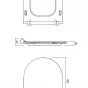 CERSANIT - WC SEDÁTKO CREA SLIM OVAL DUROPLAST ANTIB. SOFTCLOSE/JEDNO TLAČÍTKO K98-0177