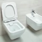 CERSANIT - WC SEDÁTKO CREA ČTVEREC DUROPLAST ANTIB. SOFTCLOSE/JEDNO TLAČÍTKO K98-0178