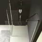 POLYSAN - MODULAR SHOWER stěna k instalaci na zeď, pro připojení pevného panelu, 900  MS2A-90