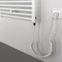 AQUALINE - DIRECT-E elektrické otopné těleso rovné 450x960 300 W, bílá ILE94T