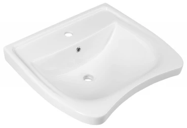 SAPHO - HANDICAP keramické umyvadlo pro handicapované 60x55cm, bílá 5160