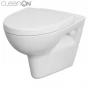 CERSANIT - SET 547 ZÁVĚSNÁ WC MÍSA PARVA NEW CLEANON SE SEDÁTKEM DUR ANTI SOFTCLOSE K701-015