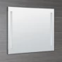 AQUALINE - Zrcadlo s LED osvětlením 100x80cm, kolébkový vypínač ATH7