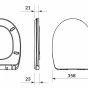 CERSANIT - WC KOMBI 695 CERSANIA SIMPLEON 010 3/6L+DUROPLAST SEDÁTKO SOFTCLOSE K11-2337