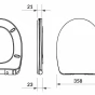 CERSANIT - WC KOMBI 698 CERSANIA II. SIMPLEON 010 3/6L+DUROPLAST SEDÁTKO SOFTCLOSE K11-2339