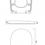 CERSANIT - SEDÁTKO ARTECO BÍLÉ DUROPLASTOVÉ SOFT-CLOSE EASY OFF K667-001