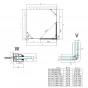 POLYSAN - FORTIS obdélníkový sprchový kout 1100x800 rohový vstup FL1011LFL1080R