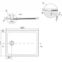 CERSANIT - Sprchová vanička TAKO 100x80x4, obdélník CW S204-019