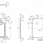 ARTTEC BRILIANT 90 x 90 cm - Masážní sprchový box model 5 čiré sklo