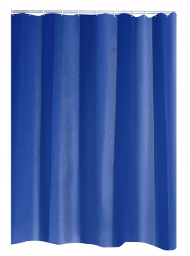 Sprchový závěs STANDARD, PVC - modrý, 120 × 200 cm (31133)