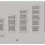 Koupelnový radiátor Eco EC-X 7573 / bílá RAL 9016 (72x75 cm)