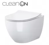 CERSANIT - SET B246 závěsná mísa ZEN CLEAN ON včetně dur. sedátka SLIM S701-428