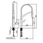 Dřezová baterie ULTIMA U-50 - bílá/chrom (OLBAU50WT)