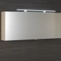 SAPHO - CLOE galerka s LED osvětlením 120x50x18cm, bílá CE120-0030