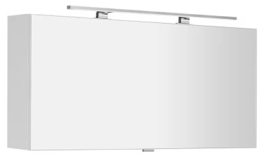 SAPHO - CLOE galerka s LED osvětlením 120x50x18cm, bílá CE120-0030