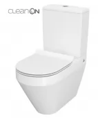 CERSANIT - WC KOMBI CREA CLEANON 011/020 OVAL, NÁDRŽKA 011 3/5, SEDÁTKO DUR SLIM WO LW ONE K114-023-S-SET