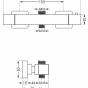 MEXEN - CUBE termostatická sprchová baterie 3/4
