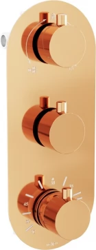 MEXEN - Kai termostatická baterie sprcha/vana 3-output rose gold 77603-60