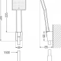 MEXEN/S - R45 Royo vanová baterie se sprchou set, černá 7223R45-70