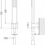 MEXEN/S - Estrella R02 vanová baterie se sprchovou soupravou, chrom 7233R02-00