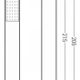 MEXEN - R-77 ruční sprcha 1-funkční chrom 79577-00