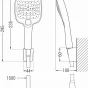 MEXEN/S - R-17 sprchová souprava, chrom / bílá 785175052-02