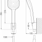 MEXEN/S - R-33 sprchový set point, chrom 785335052-00