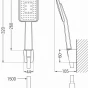 MEXEN/S - R-54 sprchový set point, chrom / černá 785545052-17