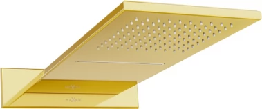 MEXEN - Vodopád hlavová sprcha slim 50x22 cm Gold 79190-50