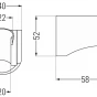 MEXEN - držák sprchy chrom 79354-00