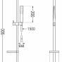 MEXEN/S - DS72 posuvný sprchový set, chrom 785724583-00