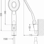 MEXEN/S - R-73 sprchový set point, chrom 785735052-00