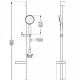 MEXEN/S - DS75 posuvný sprchový set, chrom 785754583-02