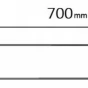 MEXEN - M13 rošt 2v1 odtokovému žlabu 70 cm zlato 1519070