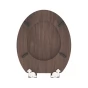 WC prkénko MDF Soft Close Dark Wood 80193