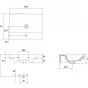 CERSANIT - Nábytkové umyvadlo LARGA 60 K120-009