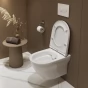 CERSANIT - WC sedátko LARGA OVAL SLIM DUR ANTIB K98-0229