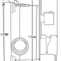 MEXEN/S - Uno DR02 sprchová sestava podomítková, chrom 71435DR02-00