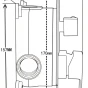 MEXEN/S - Uno DR33 sprchová sestava podomítková, chrom 71435DR33-00