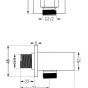 MEXEN/S - Uno DR33 sprchová sestava podomítková, chrom 71435DR33-00