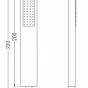 MEXEN/S - Cube DR02 podomítkový sprchový SET + slim sprcha 30 cm, chrom 77502DR0230-00