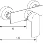 MEXEN/S - Alexa SET umyvadlová + sprchová baterie s příslušenstvím DQ62, chrom 71204DQ62-00