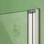 Obdélníkový sprchový kout MELODY B8 90x80 se zalamovacími dveřmi
