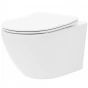 REA/S - SET závěsné WC Carlo Flat Mini Rimless + Bidet Carlo Mini REA-C2760 + REA-C2276